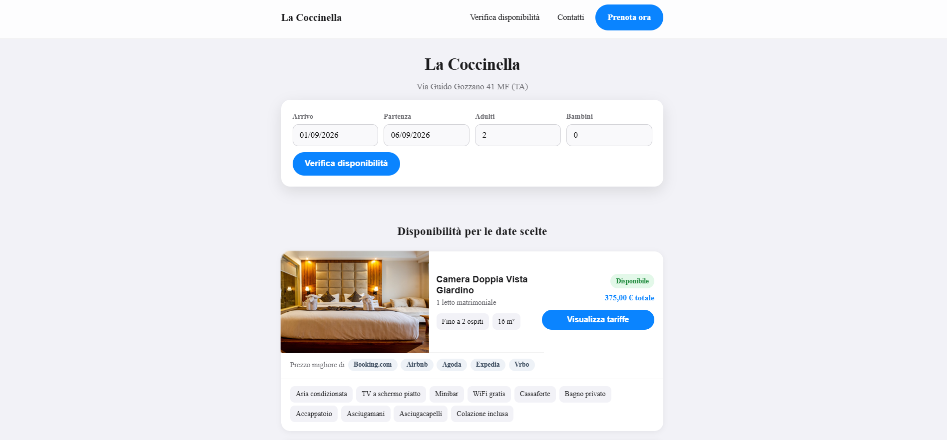 Public storefront: Availability search